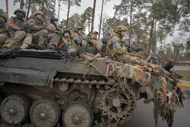 Az ukrán katonaság visszaszerezte a kijevi térséget (Fotó: Beta/AP)
