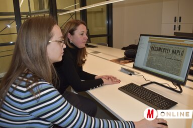 Brezovszki Tamara és Lalits Anita munka közben (Fotó: Dér Dianna)