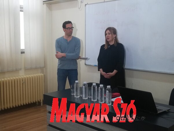 A tanácskozást Stijn Vervaet, az Oslói Egyetem tanára és Marija Mandić nyitották meg (Fotó: Lukács Melinda)