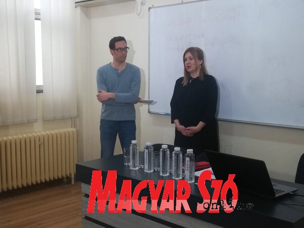 A tanácskozást Stijn Vervaet, az Oslói Egyetem tanára és Marija Mandić nyitották meg (Fotó: Lukács Melinda) A tanácskozást Stijn Vervaet, az Oslói Egyetem tanára és Marija Mandić nyitották meg (Fotó: Lukács Melinda)