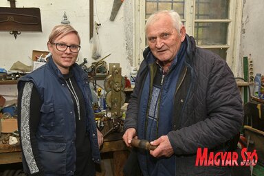 „Egy jó mester egy egész életen át fejlődik. Amíg mellette vagyok, tanulok, utána pedig magam fogok tanulni” (Ótos András felvétele)