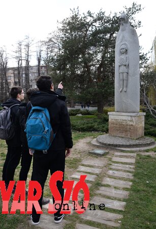 A szentéletű apát szobra (Fotó: Dávid Csilla) A szentéletű apát szobra (Fotó: Dávid Csilla)