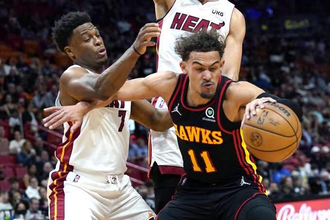 Trae Youngék számára sokat ért volna a győzelem Miamiban (Fotó: Beta/AP) Trae Youngék számára sokat ért volna a győzelem Miamiban (Fotó: Beta/AP)