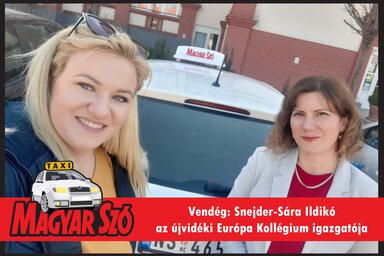 A Taxi eheti vendége Snejder-Sára Ildikó, az újvidéki Európa Kollégium igazgatója volt (Fotó: Kállai Göblös Nikoletta)