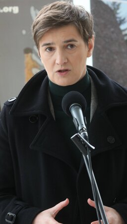 Ana Brnabić (Fotó: Beta)