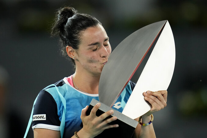 Ons Jabeur élete második WTA-tornáját nyerte meg (Fotó: Beta/AP)
