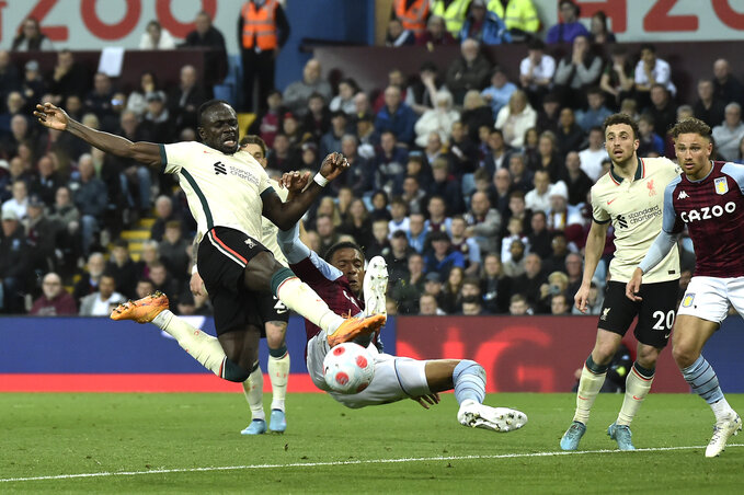 A Liverpool megizzadt az Aston Villa ellen (Fotó: Beta/AP)