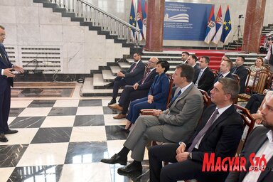 A regionális gazdasági program bemutatójának csúcspontja Saša Bešlić nemzetközileg elismert bankár előadása volt (Fotó: Ótos András)