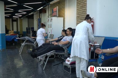 Több mint százan adtak vért Óbecsén (Kancsár Izabella felvétele)