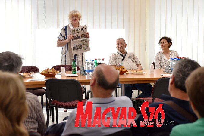 Napilapunkat Kabók Erika, a szabadkai szerkesztőség vezetője képviselte a találkozón (Molnár Edvárd  felvétele)