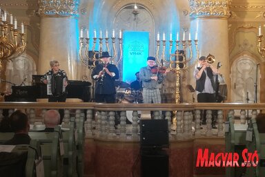 A Budapest Klezmer Band a szabadkai Zsinagógában (Fotó: Lukács Melinda)