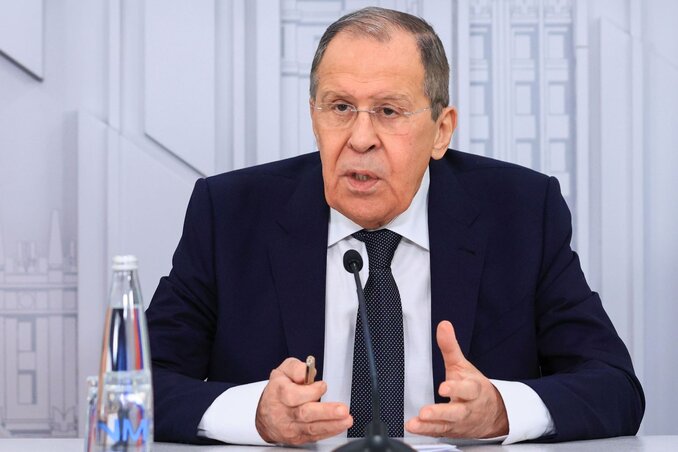 A belgrádi látogatás szégyenteljes megakadályozása nem rombolja le kapcsolatainkat Szerbiával – közölte Szergej Lavrov tegnapi moszkvai sajtótájékoztatóján (Fotó: Orosz külügyminisztérium via AP/Beta) A belgrádi látogatás szégyenteljes megakadályozása nem rombolja le kapcsolatainkat Szerbiával – közölte Szergej Lavrov tegnapi moszkvai sajtótájékoztatóján (Fotó: Orosz külügyminisztérium via AP/Beta)