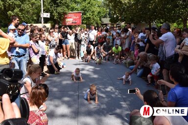 Mindenki jól érezte magát a hétvégén megtartott Sport mindenkinek elnevezésű rendezvényen (Fotó: Ótos András felvétele)