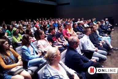 A harmadikos diákok az Újvidéki Egyetemen (Fotó: Szeli Balázs)