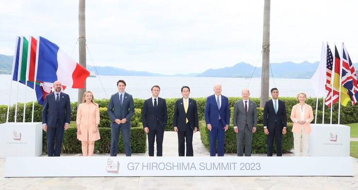 A világ hét legfejlettebb iparosodott országának képviselői Japánban találkoztak A világ hét legfejlettebb iparosodott országának képviselői Japánban találkoztak
