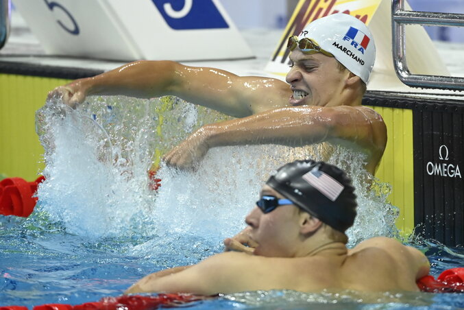 Marchand már Phelps rekordját veszélyezteti (Fotó: MTI)