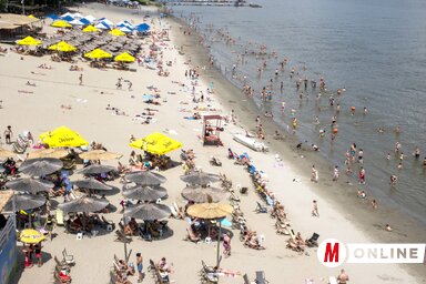 A Strandon is bárki rosszul lehet (Fotó: Ótos András felvétele)