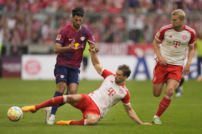 Könnyen lehet, hogy Szoboszlai Dominikék döntötték el az idei Bundesligát (Fotó: Beta/AP)