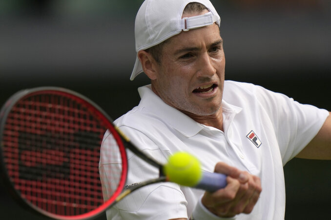 Isner végül kiszerválta Murray-t (Fotó: Beta/AP)