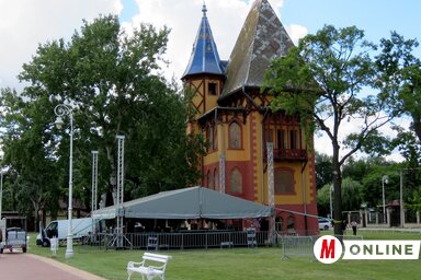 A Bagolyvárnál már zajlanak az előkészületek (Fotó: Benedek Miklós)