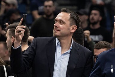 Željko Rebrača a Partizan egyik idei euroligás mérkőzése előtt (Fotó: Getty Images)
