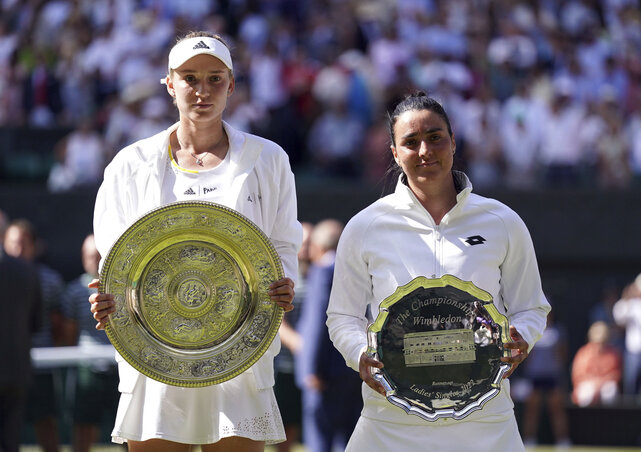 Jelena Ribakina és Onsz Dzsabur (Fotó: Beta/AP) Jelena Ribakina és Onsz Dzsabur (Fotó: Beta/AP)