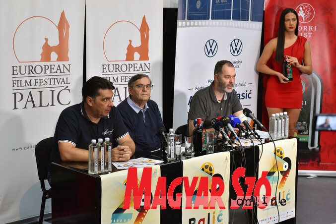 A palicsi filmfesztivál sajtótájékoztatója (Fotó: Molnár Edvárd)