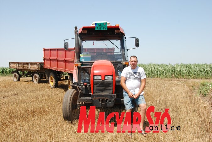Molnár Csaba szerint a jó munkához elengedhetetlen a jó géppark (Fotó: Horváth Attila) Molnár Csaba szerint a jó munkához elengedhetetlen a jó géppark (Fotó: Horváth Attila)