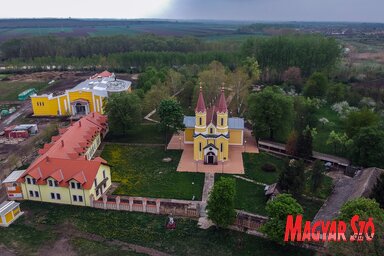 A Doroszló–Szentkút madártávlatból (Szarapka Szabolcs felvétele)