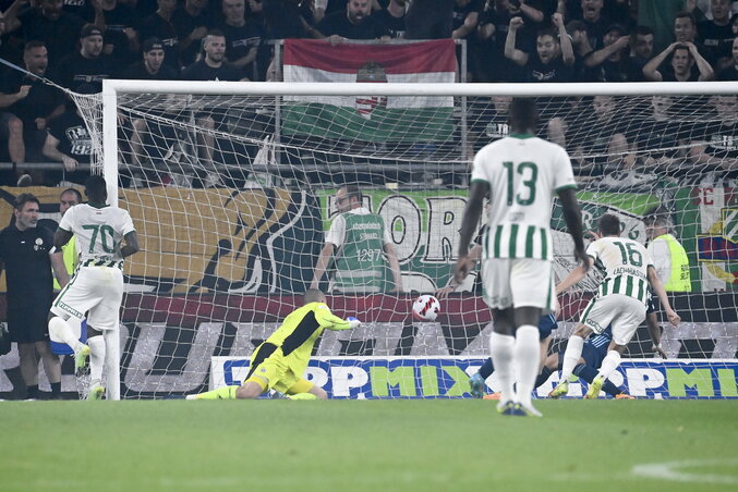 Zachariassen találata nem volt elég a győzelemhez (Fotó: Beta/AP) Zachariassen találata nem volt elég a győzelemhez (Fotó: Beta/AP)