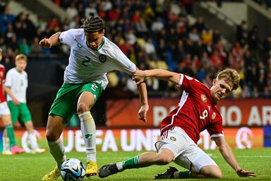 A magyar fiúk túl nagy hátrányt szedtek össze a meccs első felében (Fotó: MTI)