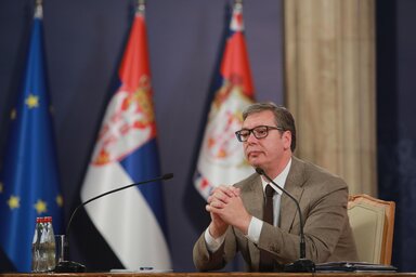 Aleksandar Vučić (Fotó: Beta)
