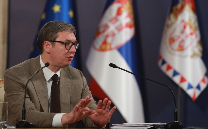 Aleksandar Vučić (Fotó: Beta)