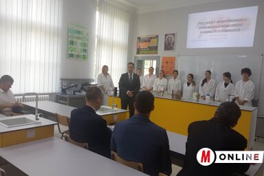 Az új tantermet hivatalosan is átadták rendeltetésének (Fotó: Kancsár Izabella)