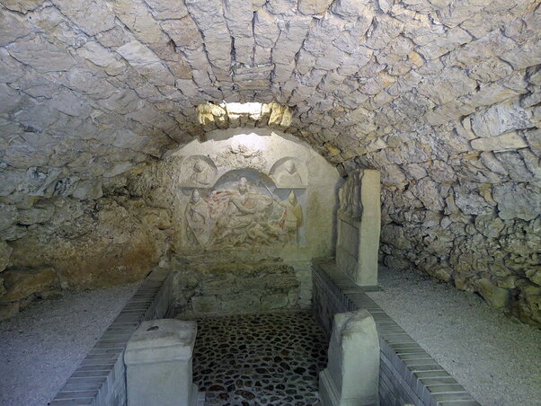A Mithras-szentély (Fotó: Kecskés István)