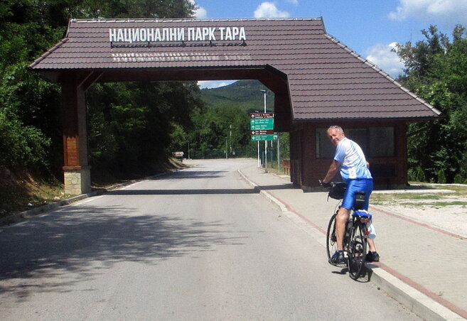 A nemzeti park bejárata (Fotó: Kecskés István)