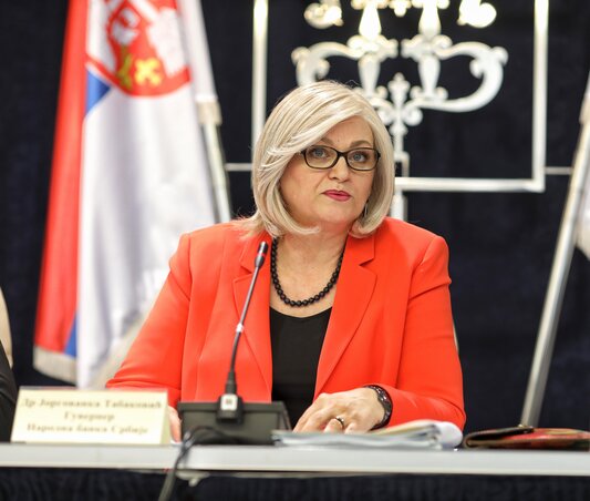 Jorgovanka Tabaković (Fotó: Beta) Jorgovanka Tabaković (Fotó: Beta)
