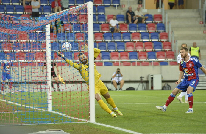 A Vidi harmadik gólját Zivzivadze lőtte (Fotó: MTI)
