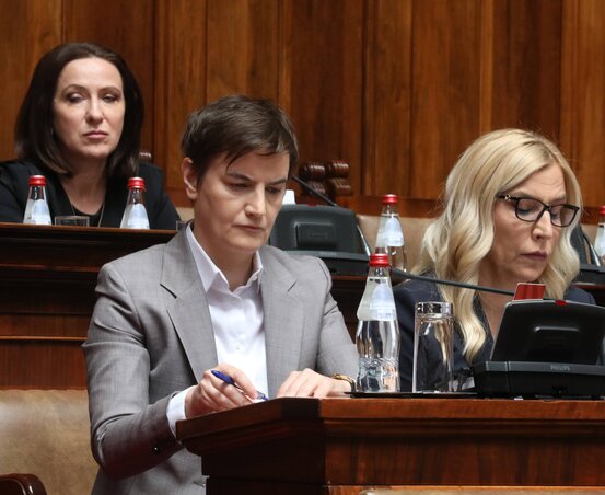 Ana Brnabić (Fotó: Beta) Ana Brnabić (Fotó: Beta)