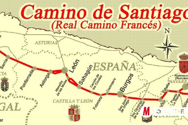 Francia útvonal nagyvonalakban