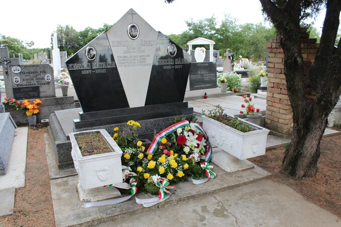 Keszég Károly nyughelye a padéi temetőben (Fotó: Kállai G. Nikoletta)