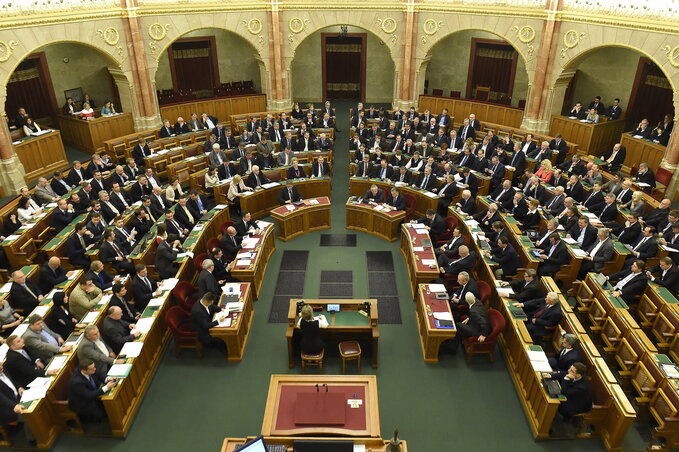 Az Országgyűlés korábbi ülése (Fotó: MTI)