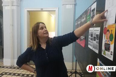 Tóth Gabriella a tanévnyitón (Fotó: Lukács Melinda)