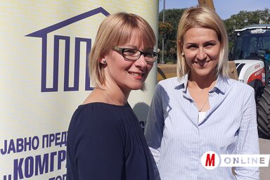 Marina Klobušicki, a Komgrad szóvivője és Domány Dudás Diana igazgatónő