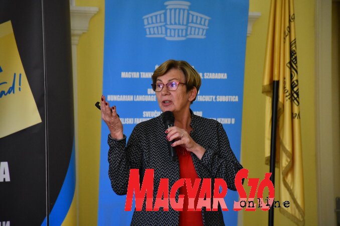 T. Molnár Gizella az MTTK-n (Fotó: MTTK)