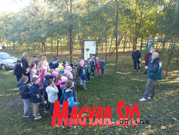 A kisdiákok a madárvédelemmel ismerkedtek a madárparkban A kisdiákok a madárvédelemmel ismerkedtek a madárparkban