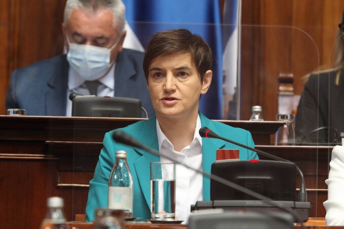 Ana Brnabić: Szerbia bizonyította, hogy mennyire magas mércék vezérlik az alkotmány módosításának tekintetében (Fotó: Beta)