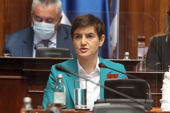 Ana Brnabić: Szerbia bizonyította, hogy mennyire magas mércék vezérlik az alkotmány módosításának tekintetében (Fotó: Beta) Ana Brnabić: Szerbia bizonyította, hogy mennyire magas mércék vezérlik az alkotmány módosításának tekintetében (Fotó: Beta)