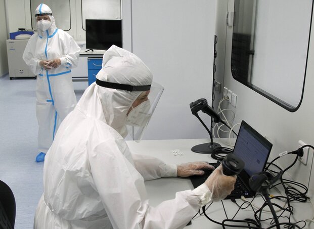 Az új niši laboratórium, ahol tegnap megkezdődött a munka, a kínai donációból épült fel (Fotó: Beta)