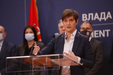 Ana Brnabić (Fotó: Beta)